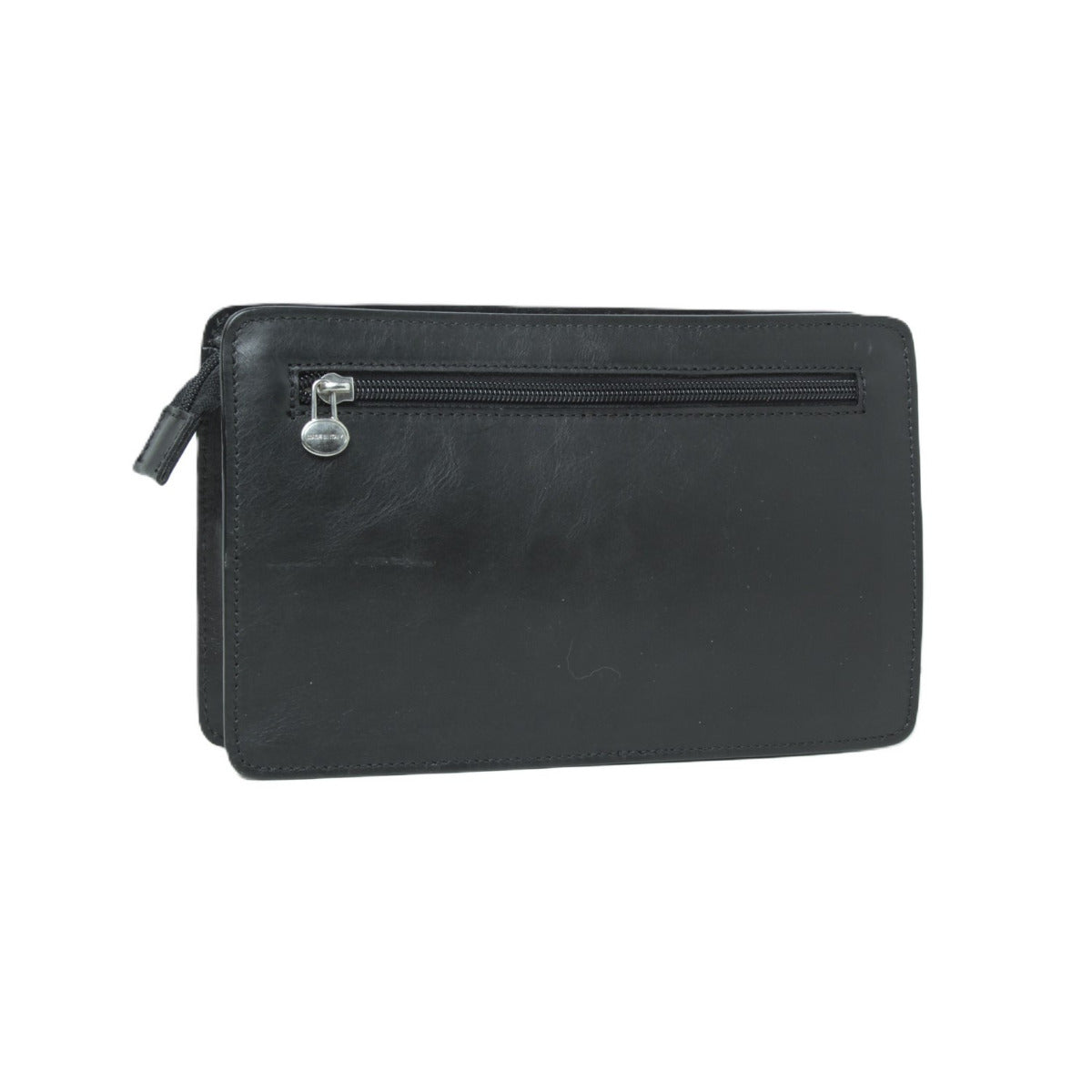 Full grain leather Clutch - black-1