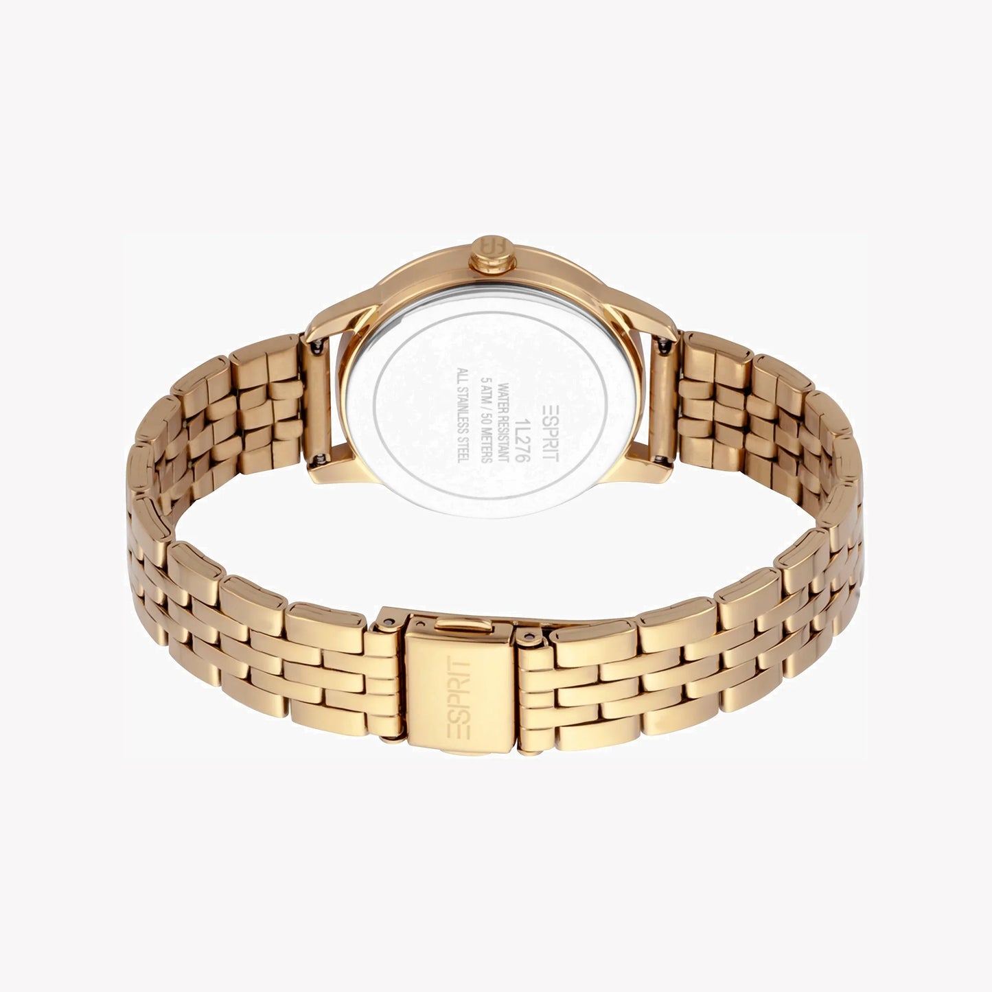 Esprit Women's Gold Stainless Steel Watch, Silver Dial | ES1L067M0065-2