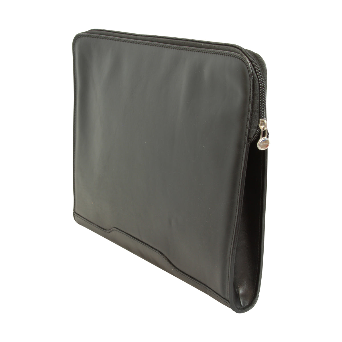 Leather portfolio- Black-1
