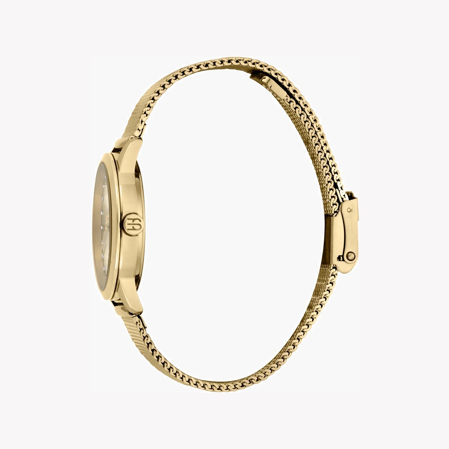 Esprit Women's Gold Stainless Steel Watch, Champagne Dial | ES1L086M0045-1