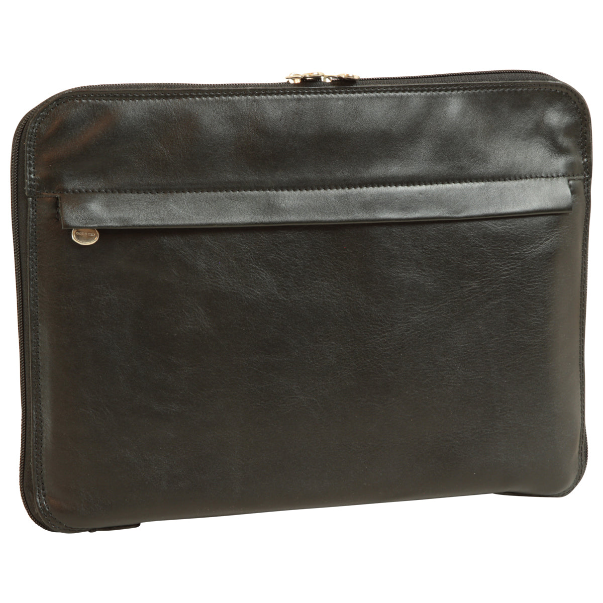 Leather Folder - Black-0