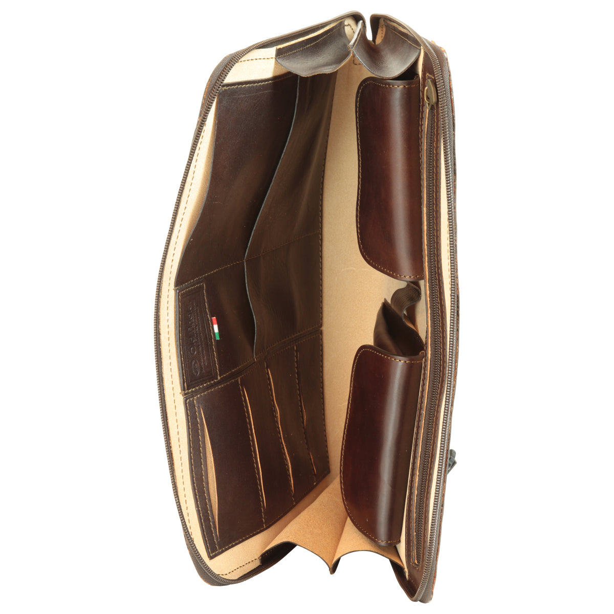 Leather Folder - Dark Brown-1