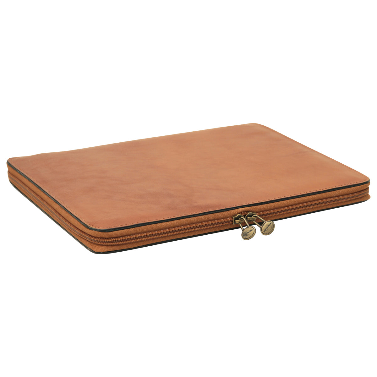 Cowhide leather portfolio - Brown Colonial-0