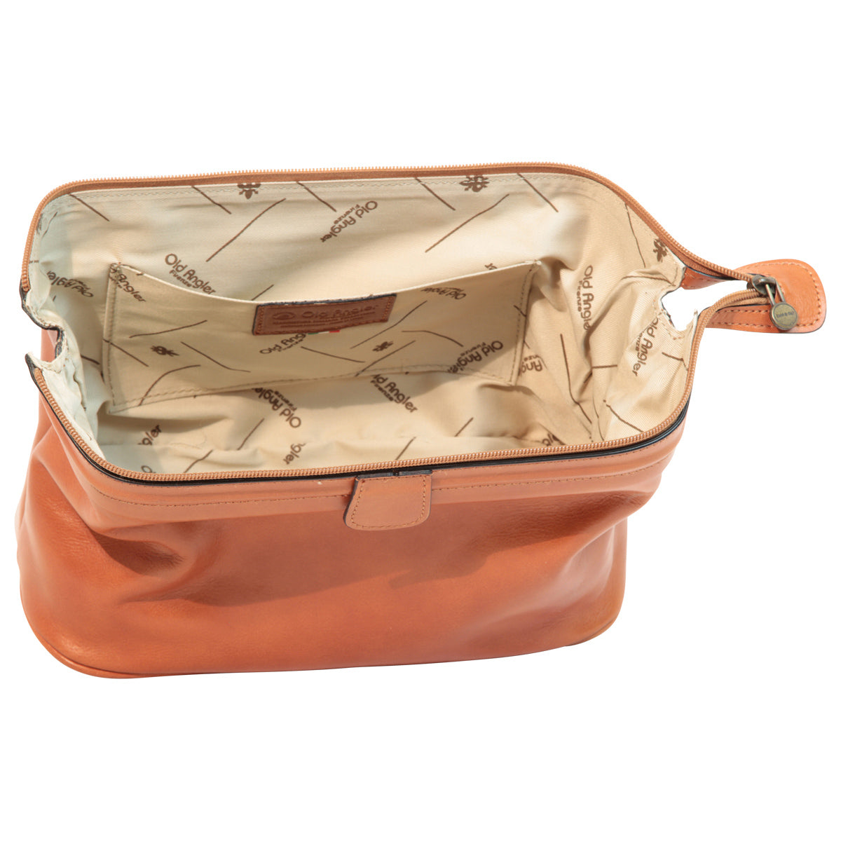 Leather Beauty Case - Brown Colonial-1
