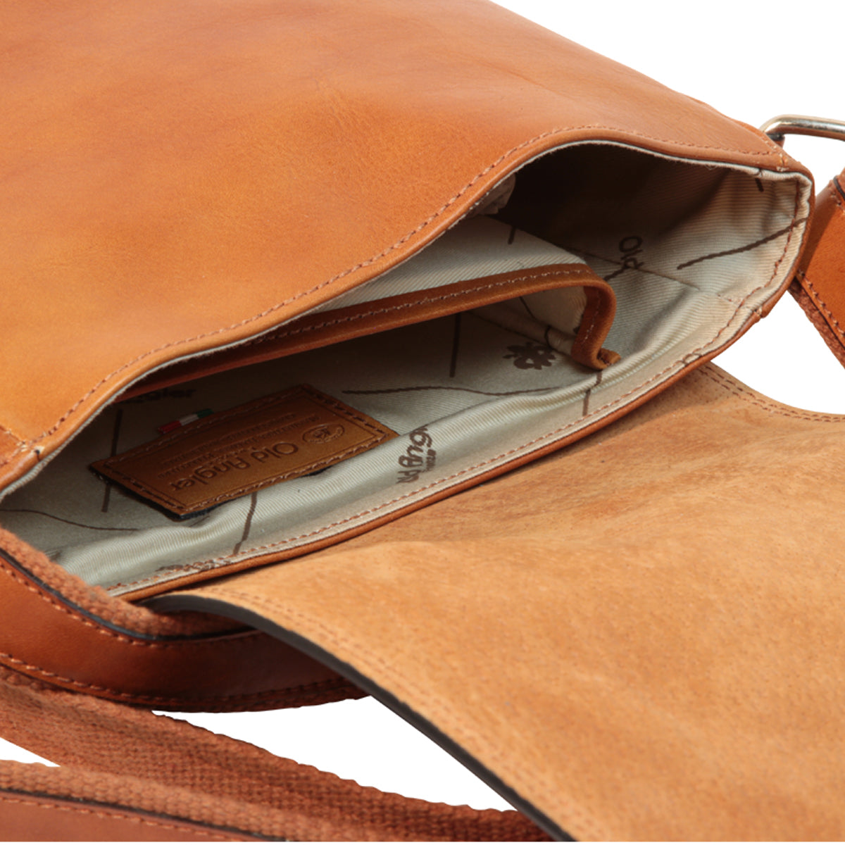 Leather I-Pad bag - Brown Colonial-1