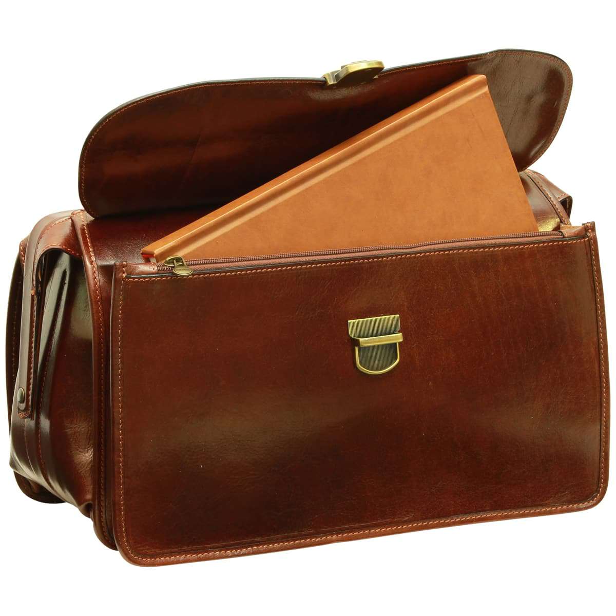 Leather Doctor's Bag - Brown-1