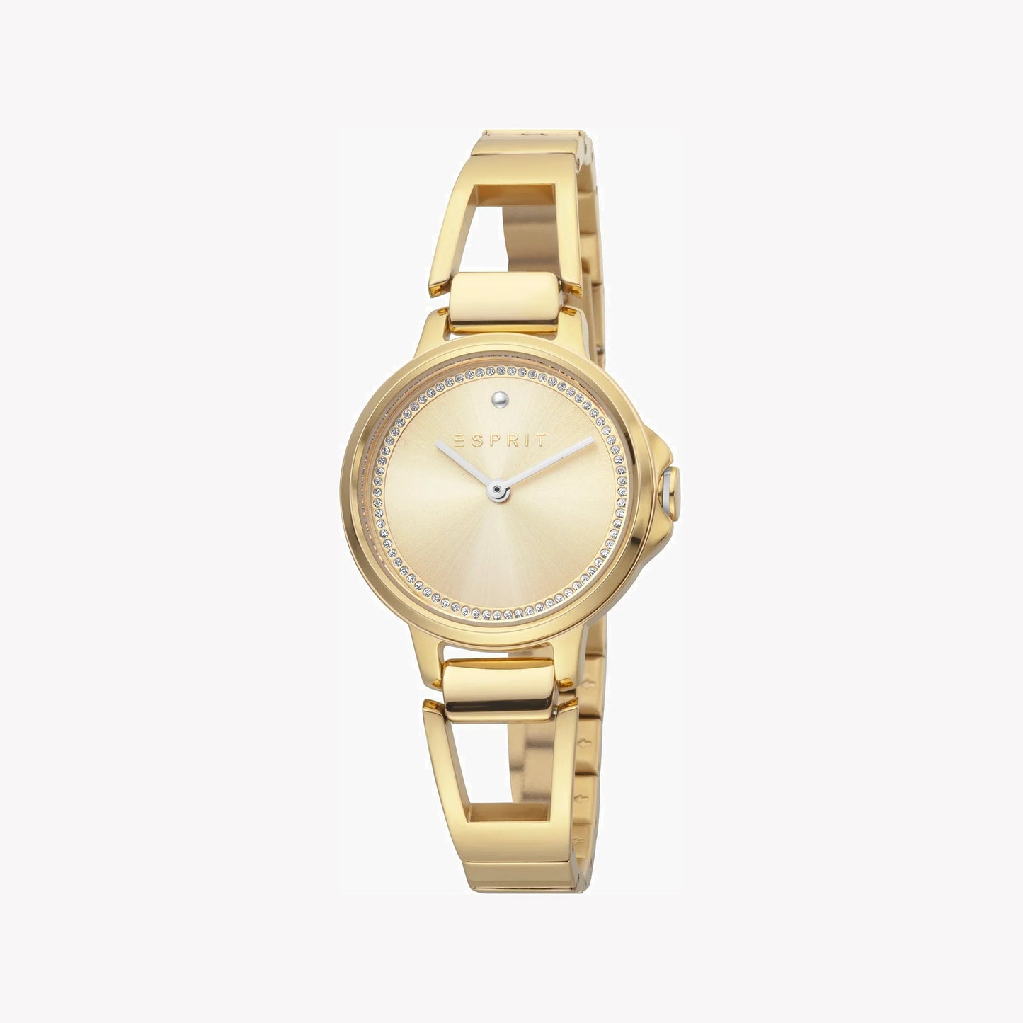 Esprit Women's Gold Stainless Steel Watch, Champagne Dial | ES1L098M0045-1