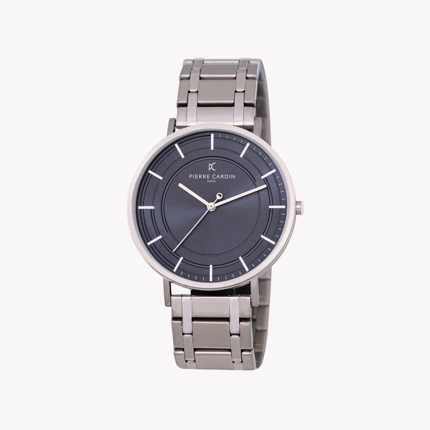 Pierre Cardin Men's Silver Watch, Blue Dial | CBN.3032-0