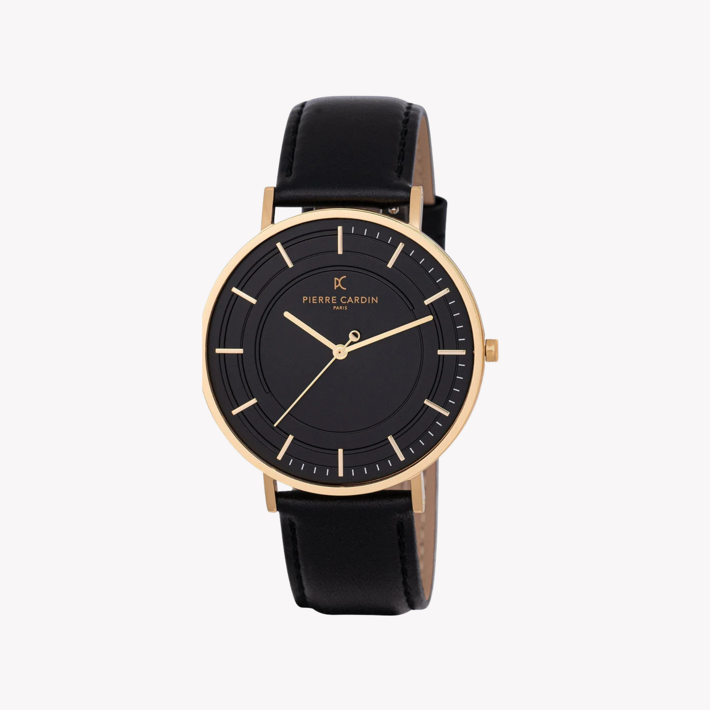 Pierre Cardin Men's Gold Watch, Black Dial | CBN.3035-0