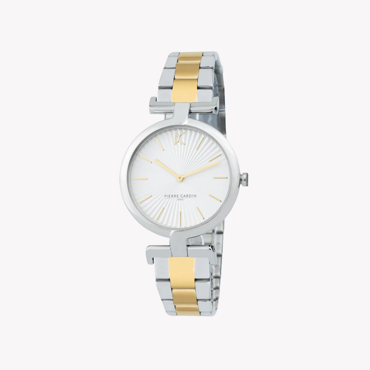 Pierre Cardin Women's Silver & Gold Watch, Silver Dial | CMD.3510-0