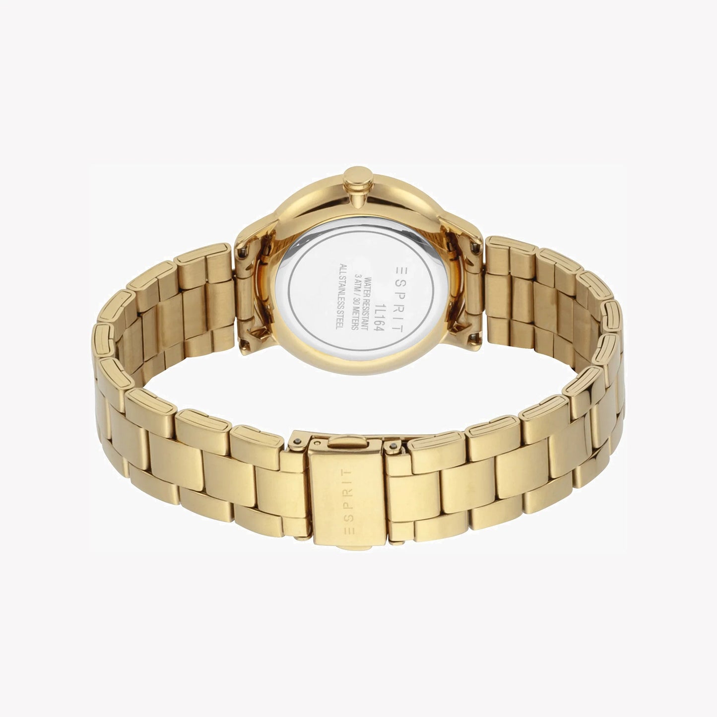 Esprit Women's Gold Stainless Steel Watch, Champagne Dial | ES1L171M0015-2