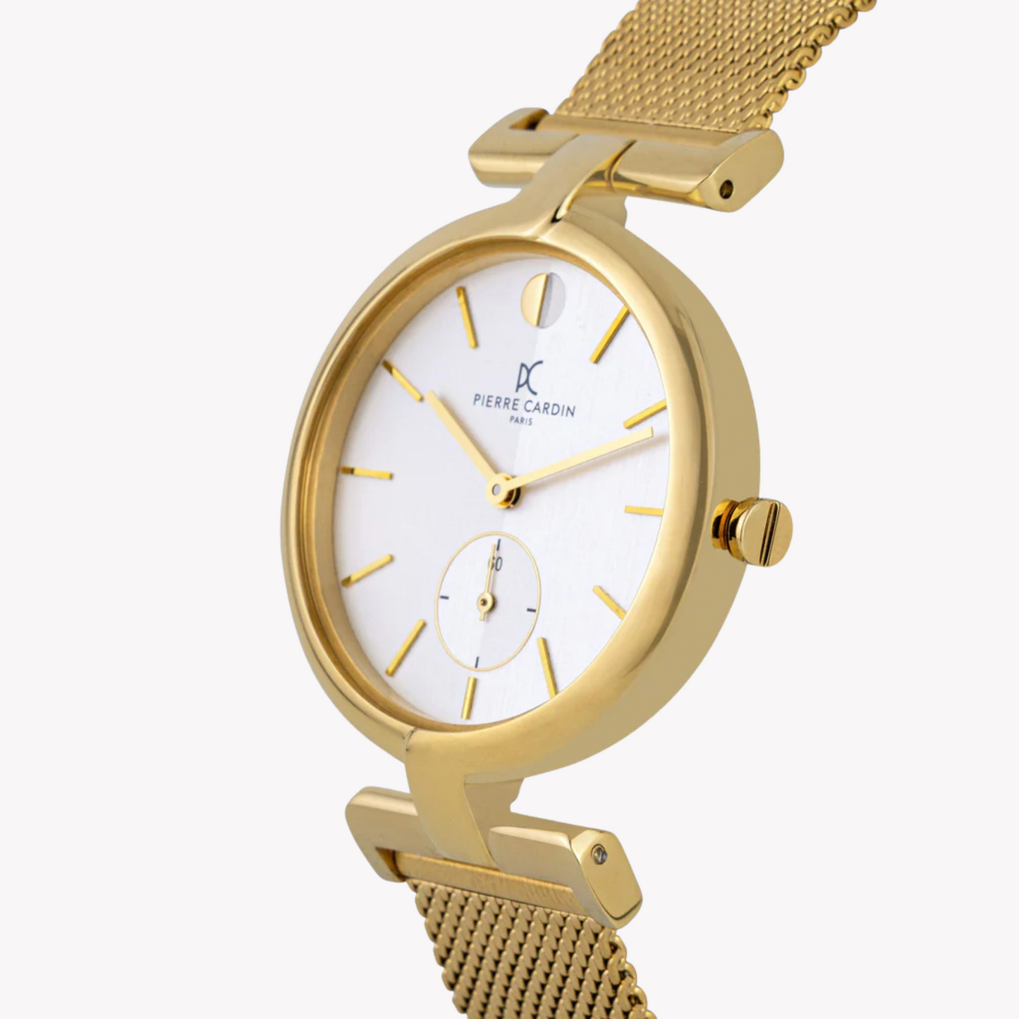 Pierre Cardin Women's Gold Watch, Silver Dial | CMD.3523-1