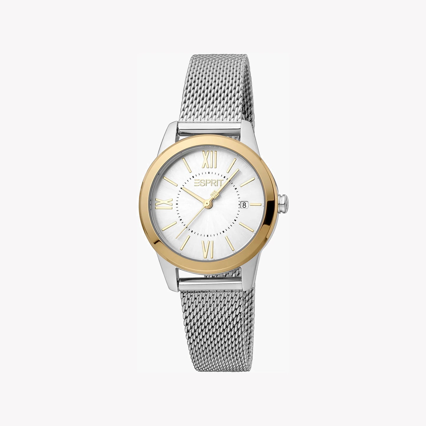 Esprit Women's Silver Stainless Steel Watch, Silver Dial | ES1L130M0035-0