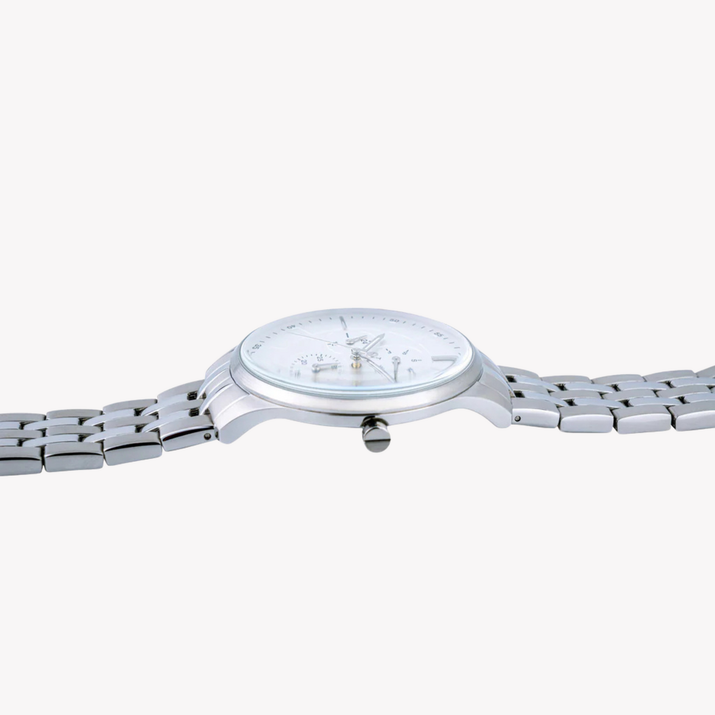 Pierre Cardin Men's Silver Stainless Steel Watch, White Dial | PC902731F104-2