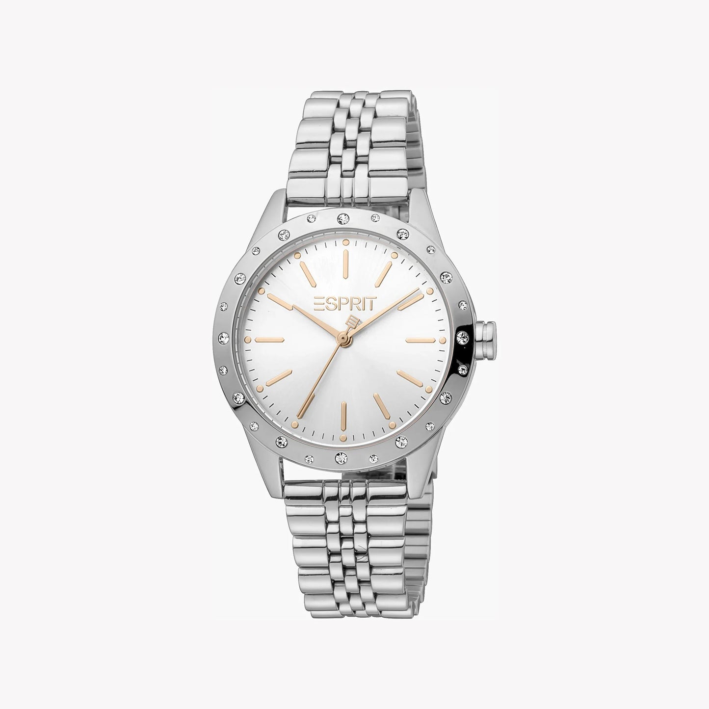 Esprit Women's Silver Stainless Steel Watch, Silver Dial | ES1L051M0045-0
