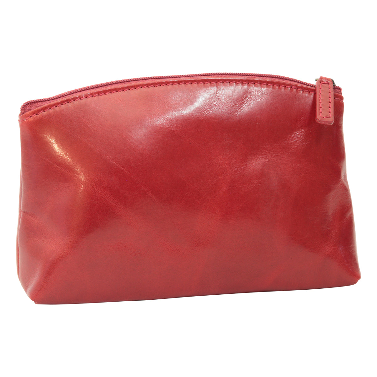 Leather Beauty case - red-0