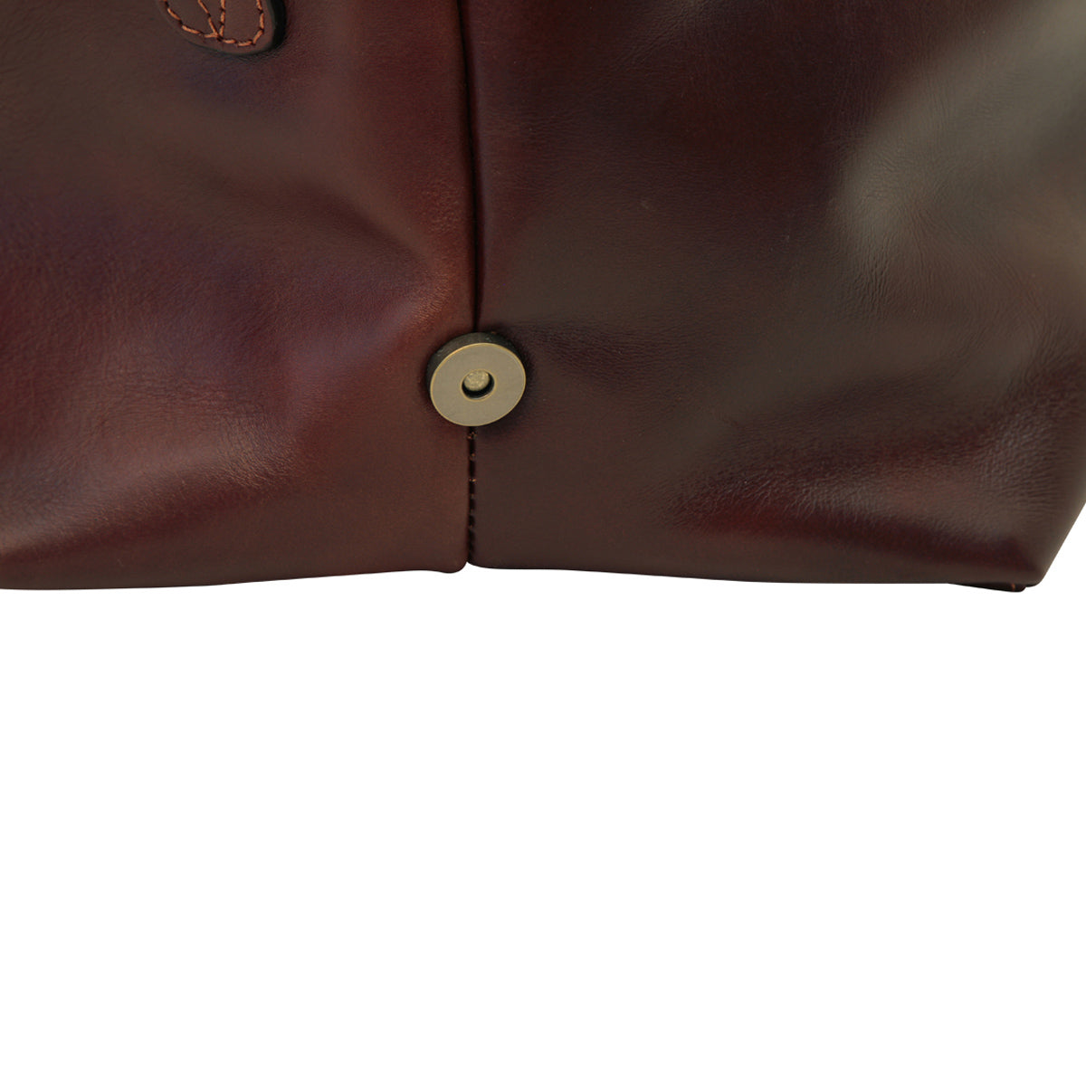 Cowhide leather Travel Bag - Brown-1