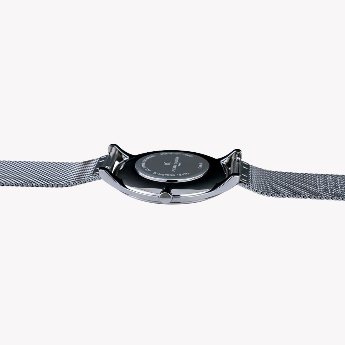 Pierre Cardin Men's Silver Stainless Steel Watch, Blue Dial | CBA.4004-3