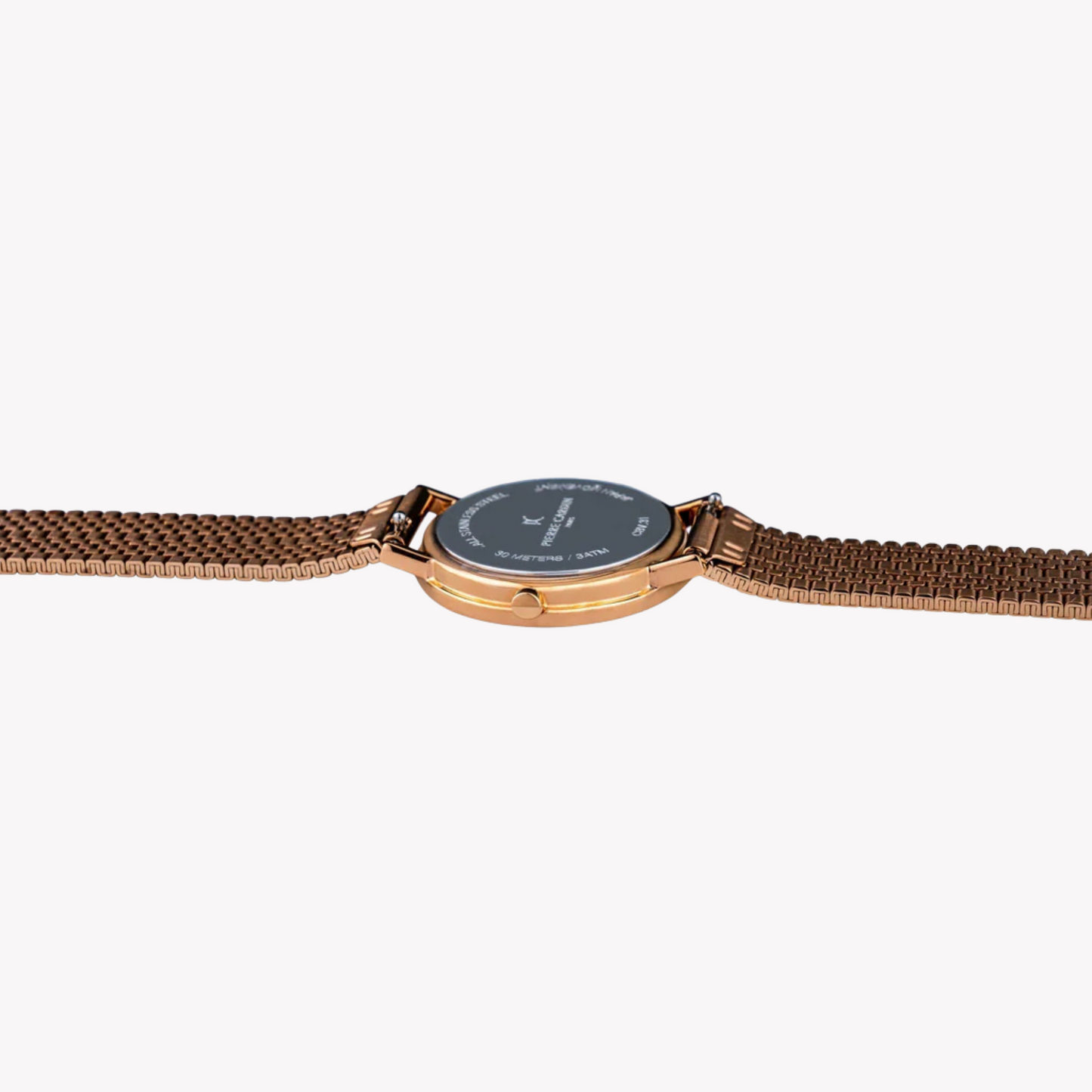 Pierre Cardin Women's Rose Gold Watch, Black Dial | CBV.1513-3