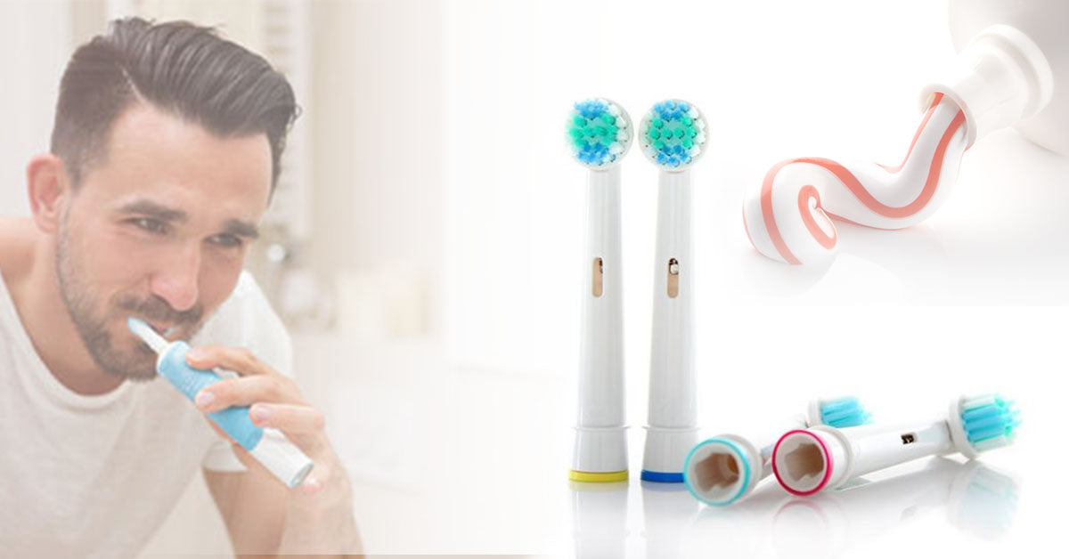 4-piece toothbrush head - HOP1000118-1