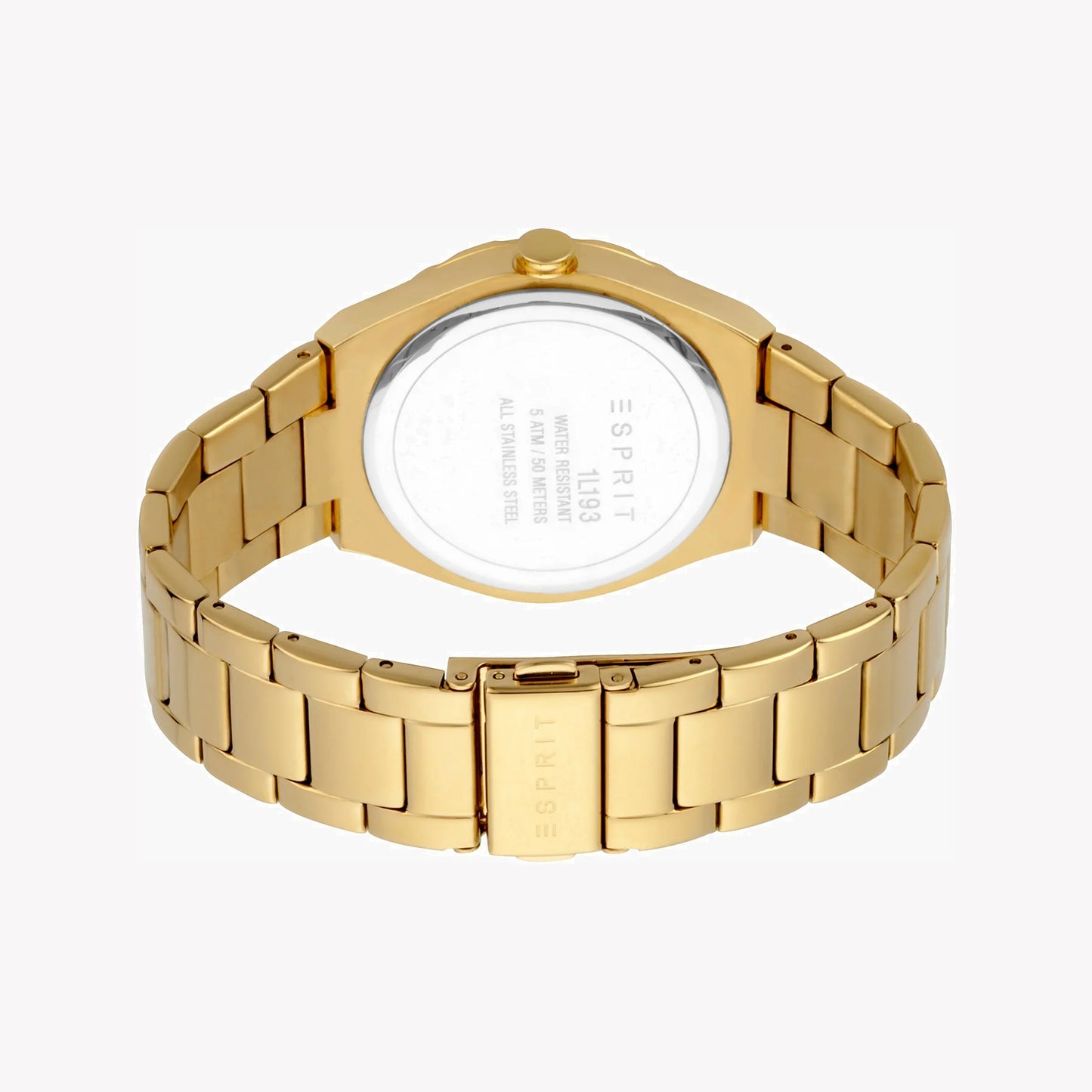 Esprit Women's Gold Stainless Steel Watch, Champagne Dial | ES1L202M0065-2