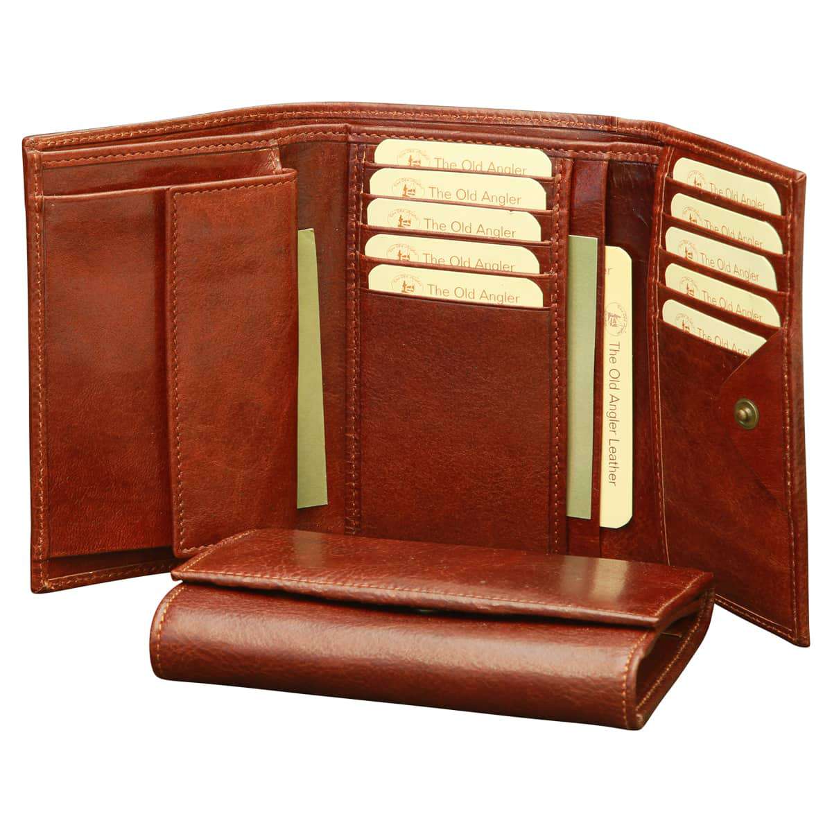 Women's Leather Trifold Wallet-1