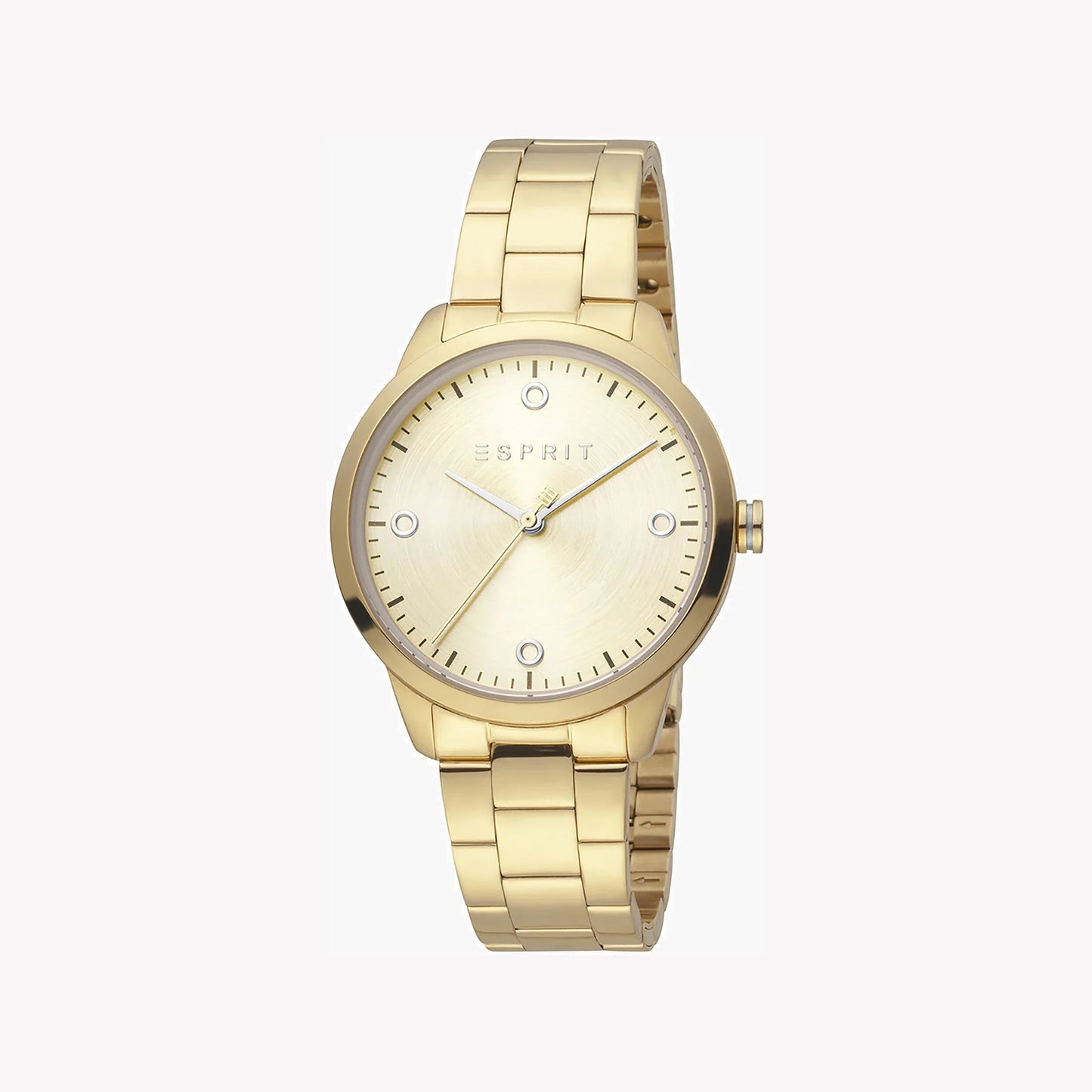 Esprit Women's Gold Stainless Steel Watch, Champagne Dial | ES1L171M0015-0