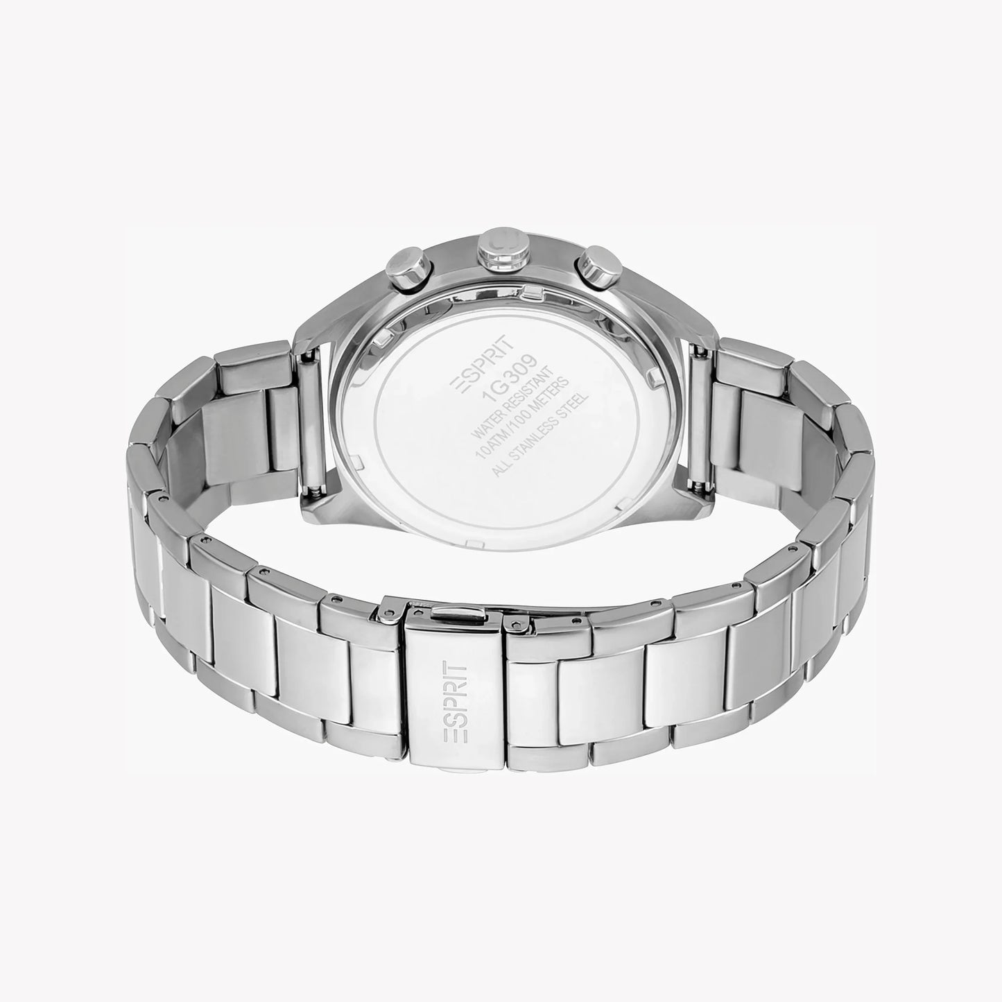 Esprit Men's Silver Stainless Steel Watch, Silver Dial | ES1G045M0025-2