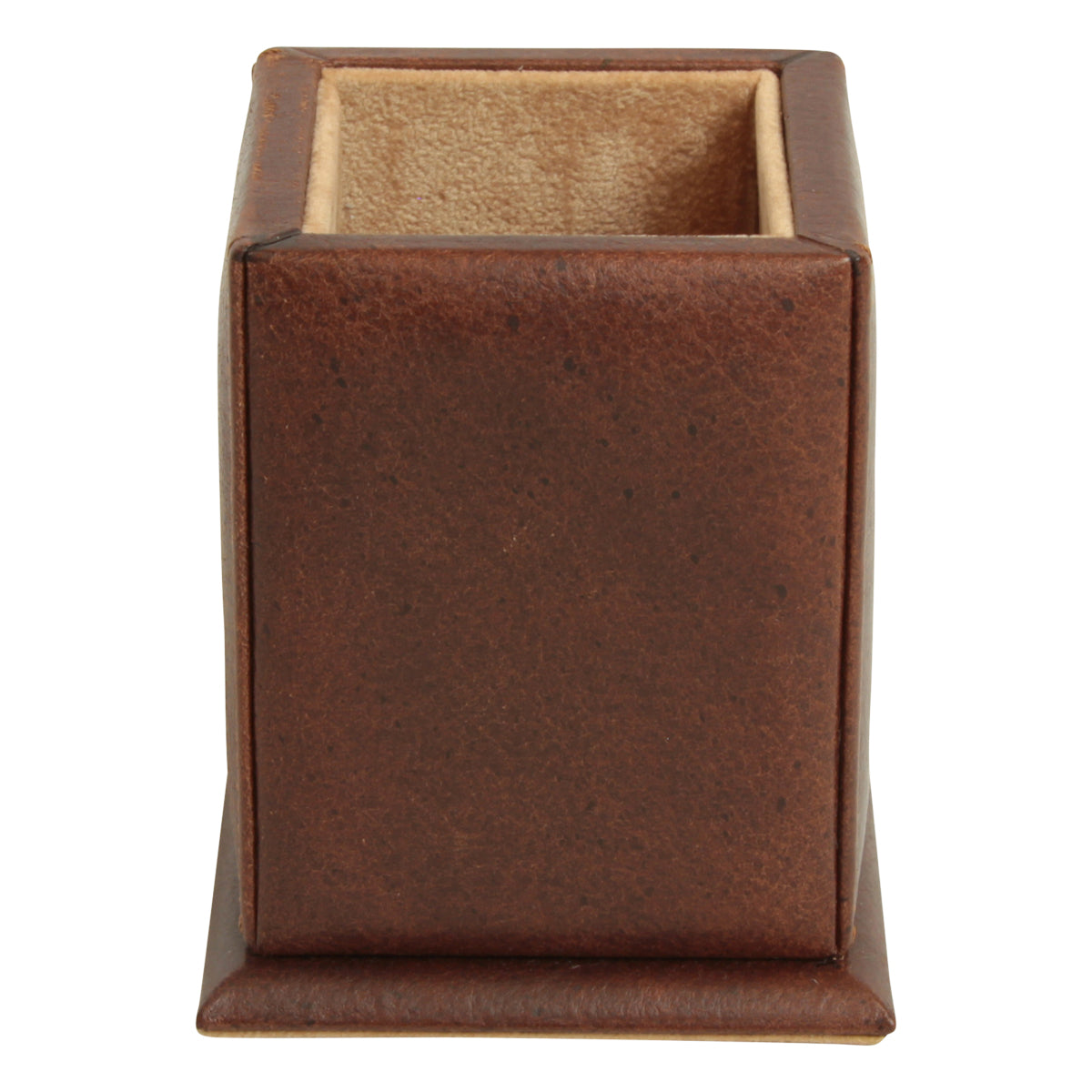Leather Pen Holder - Brown-1