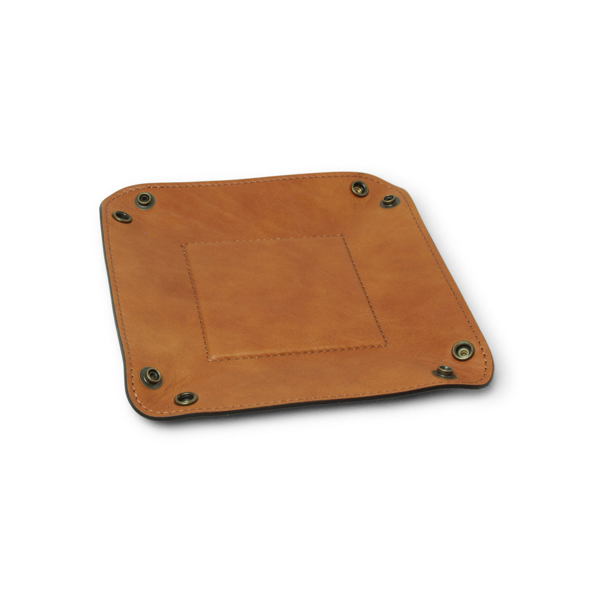 Leather valet tray - colonial-1
