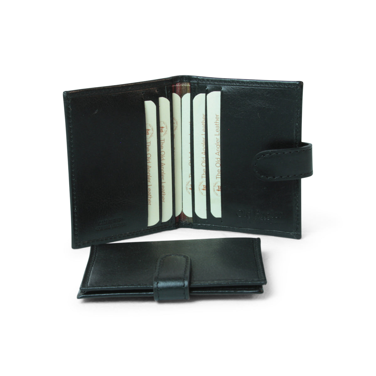 Wallet with snap clousure - black with RFID-0