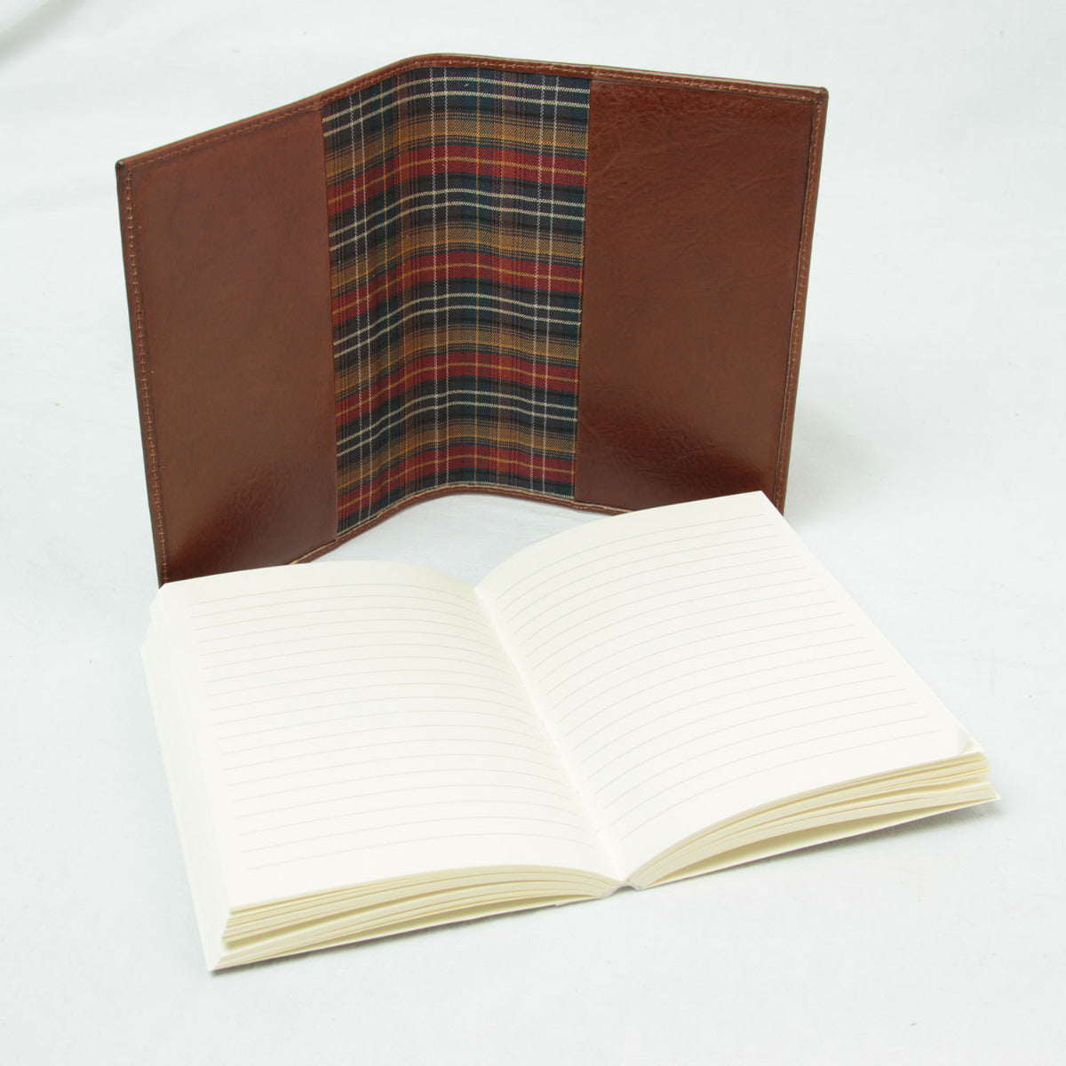 Full grain leather small diary - brown-0