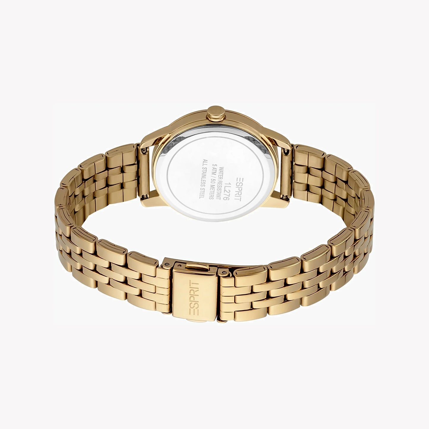 Esprit Women's Gold Stainless Steel Watch, Silver Dial | ES1L144M0025-2