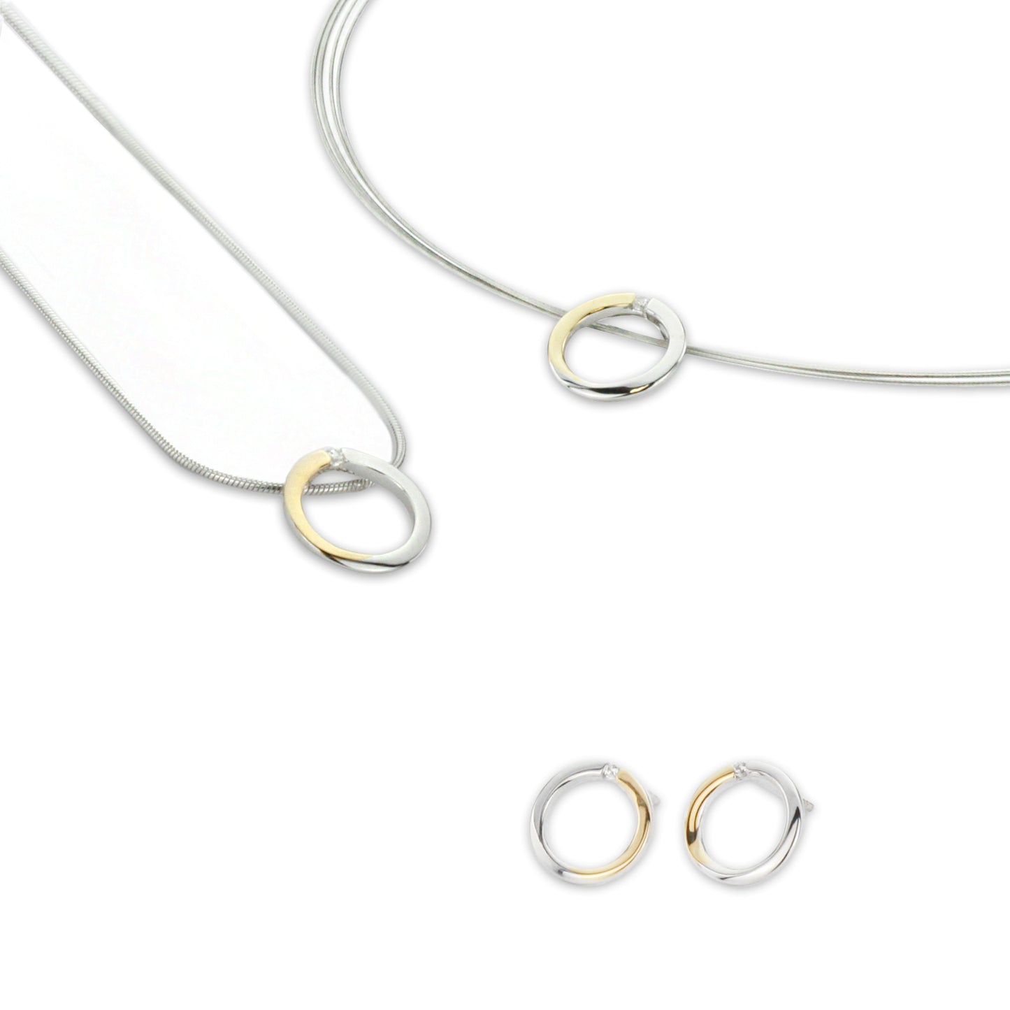 Gala Design Ketting Golden Circle J0067-2