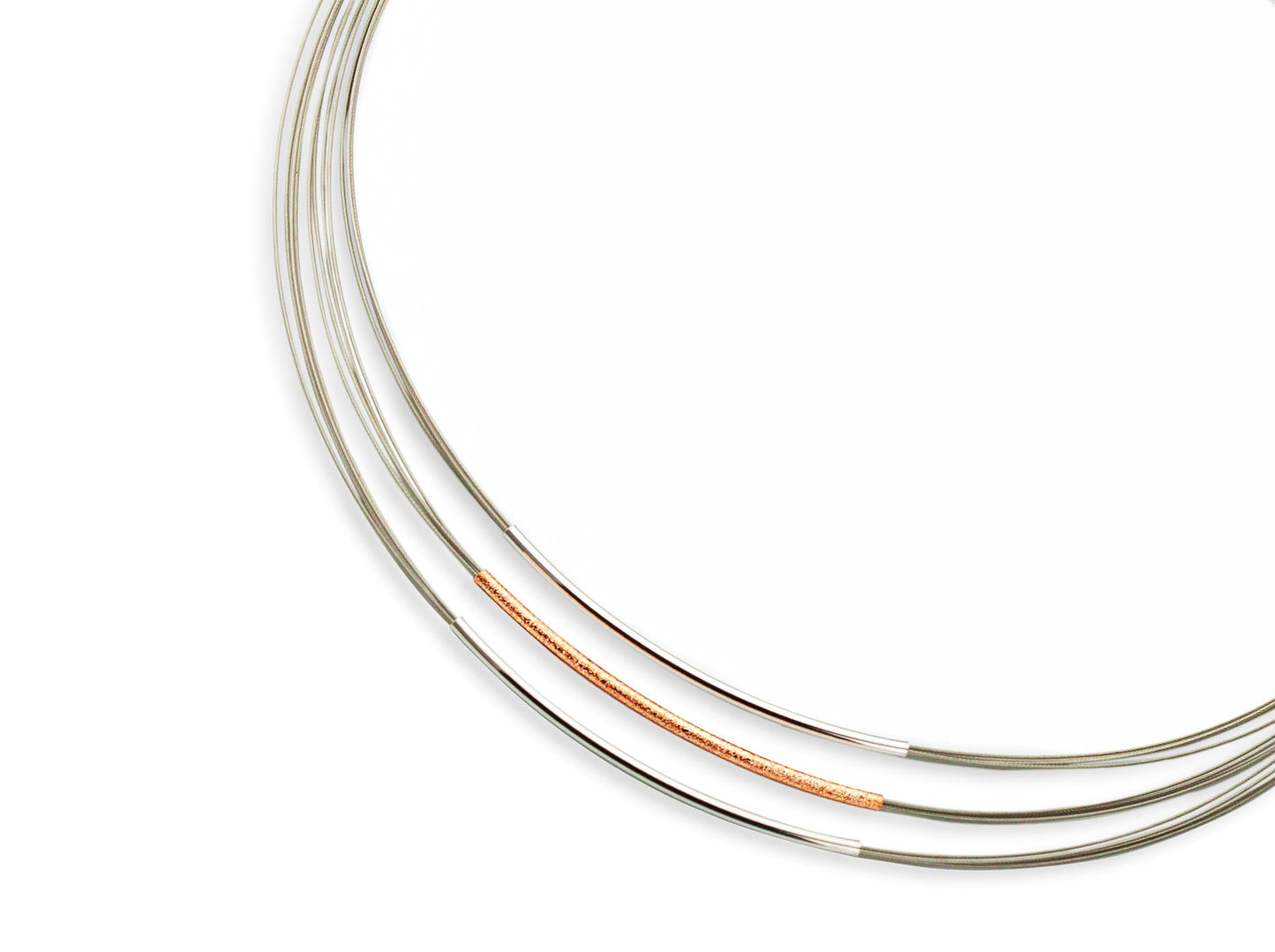 Gala Design Ketting Tripple Round Rosé-Gold J0023-0