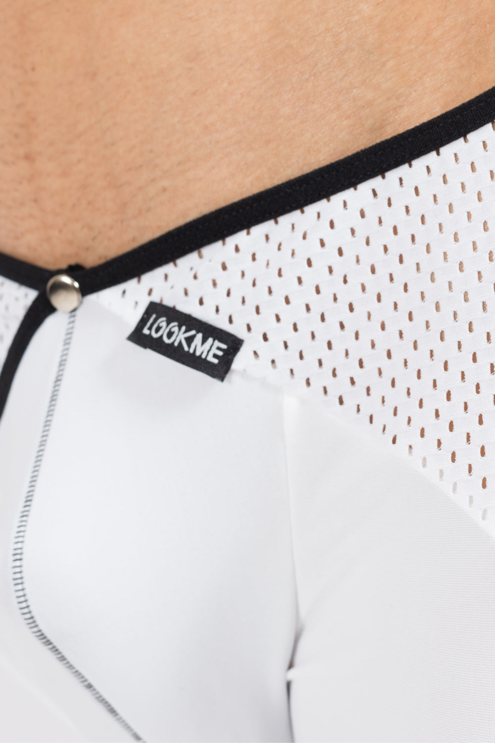 weiß/schwarzer Herren-Boxer Mixing 43-67 XL von Look Me-5