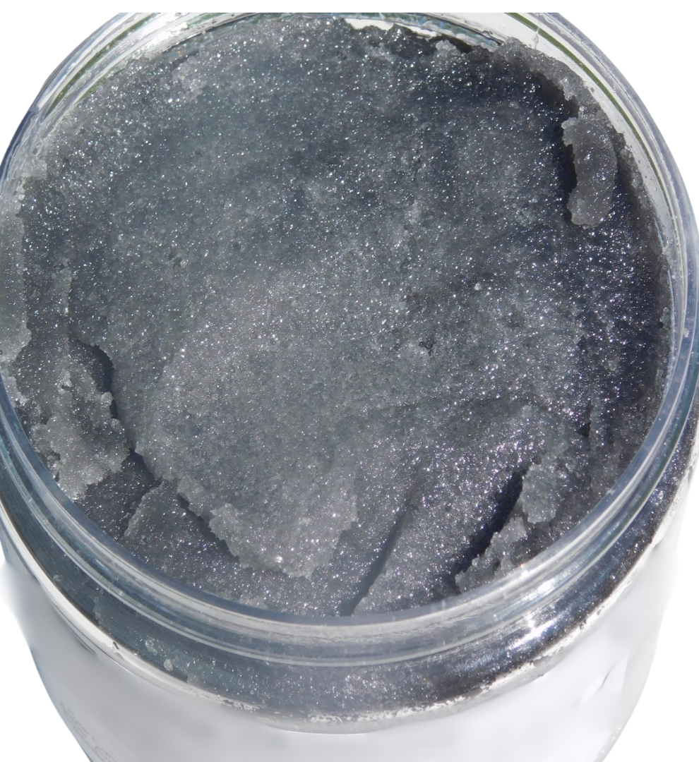 Gentleman's Foot Scrub in Oak Smoke and Embers with Clay, Salts and Apricot Kernel Oil-0