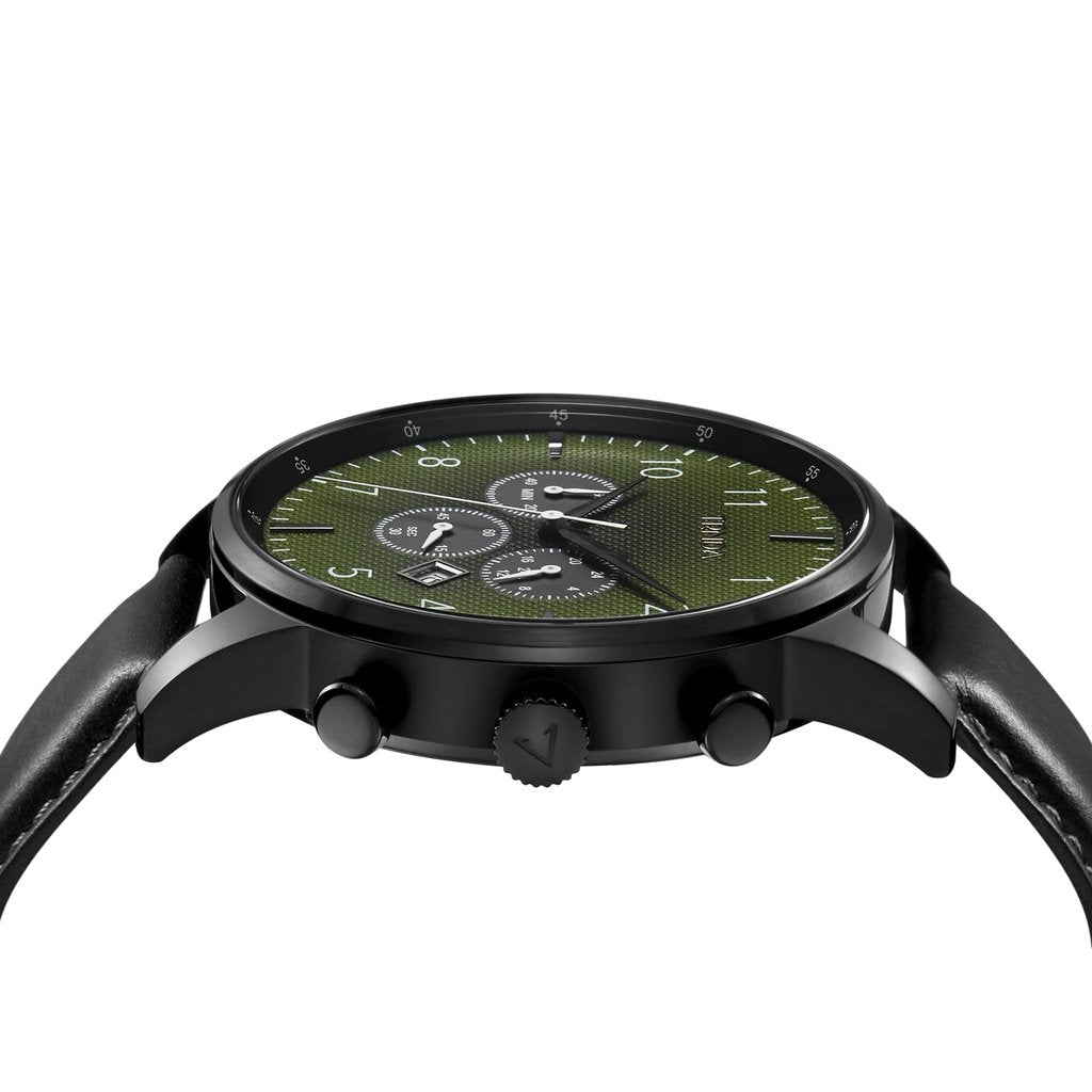 TRNDA Men's Stainless Steel Watch, Gradient Seaweed Green | TRN-43BLK-2