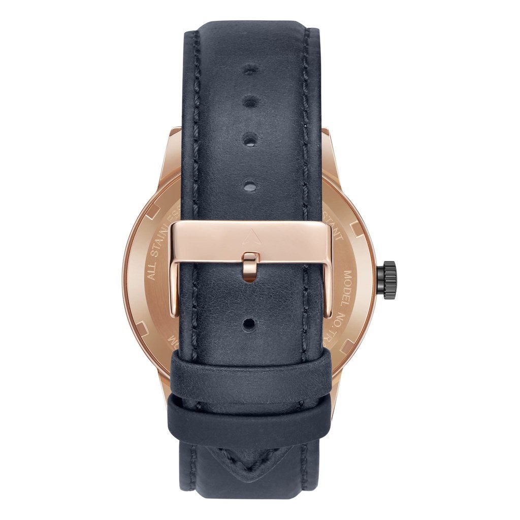 TRNDA Men's Rose Gold Stainless Steel Watch, Gray Dial | TSW43RG-3