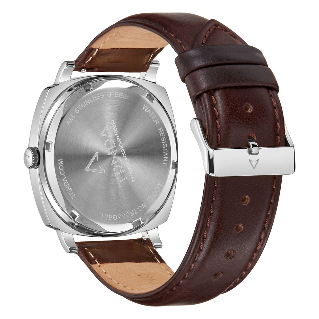 TRNDA Men's Stainless Steel Watch, Seaweed Green Dial | TRNDA45MM-3