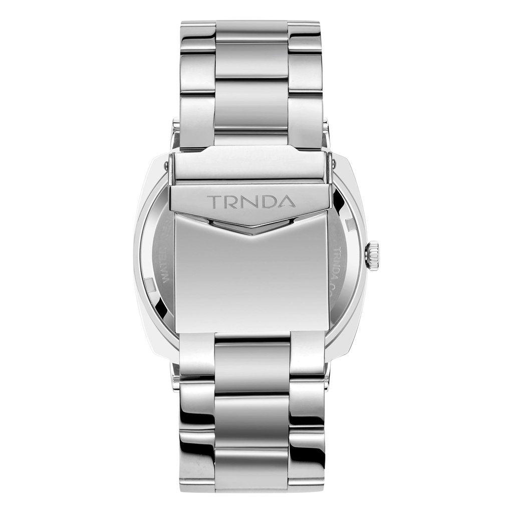 TRNDA Men's Stainless Steel Watch, Gradient Dark Grey Dial | TRNDA-SQ45-4