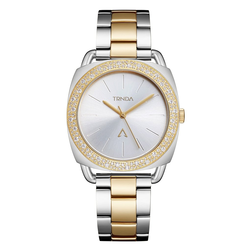 TRNDA Women's Stainless Steel Watch, Silver Dial | TRN-SS35G-0