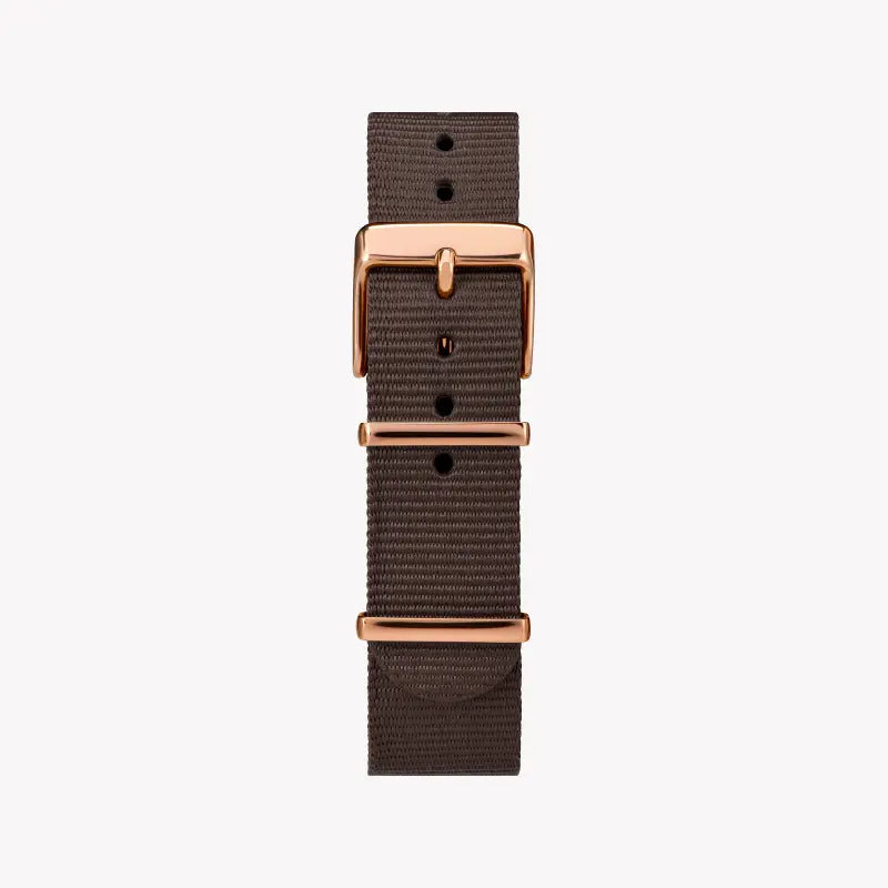 Timex Women's Gray Fabric Watch, Rose Gold Case | TW2R48900-2