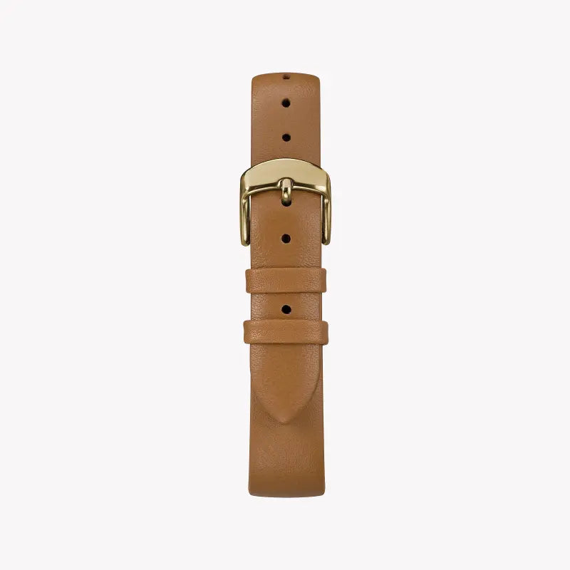 Timex Women's Tan Leather Watch, Silver Dial | TW2R91800-2
