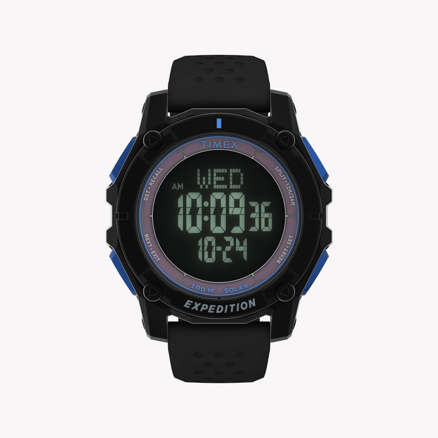 TIMEX Men's Black Solar-Powered Watch | TW4B33900-0