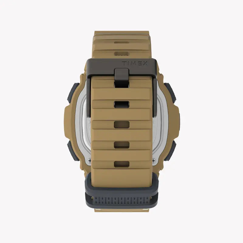 Timex Men's Tan Silicone Watch, Digital Dial | TW5M35900-2