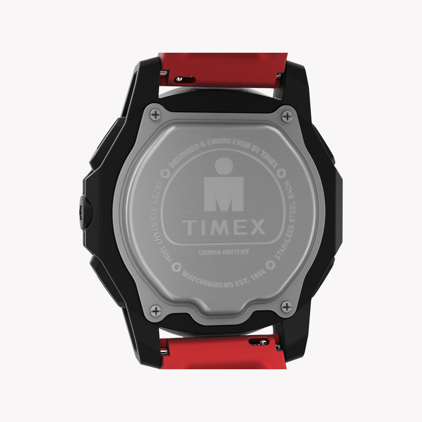 Timex Men's Resin/Rubber, Black/Red | TW5M57900-4