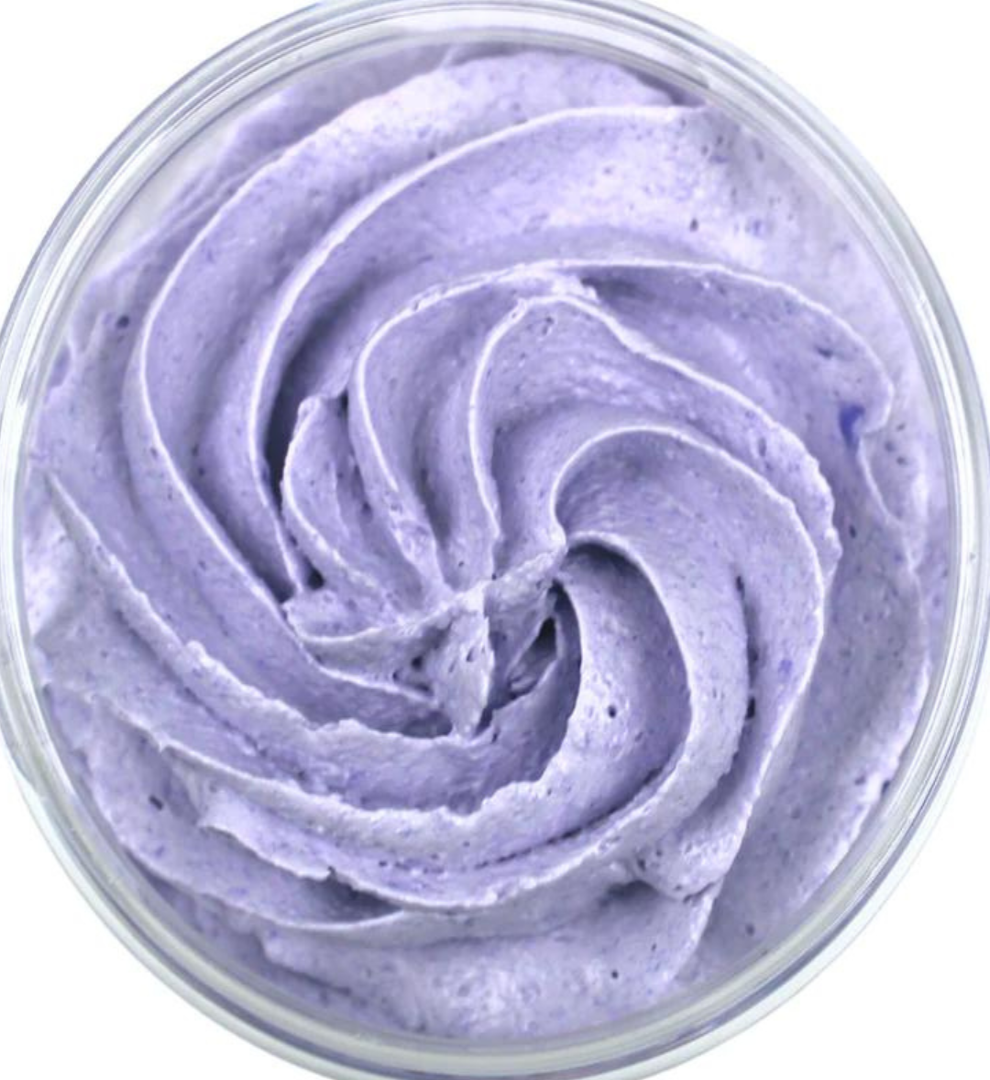 Luxury Parma Violet Whipped Soap with Shea Butter and Sweet Almond Oil-0