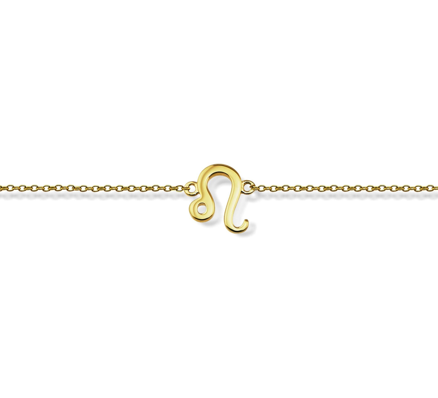 Leeuw Armband Gold-Plated Zodiac ZB008G Jwls4u-0