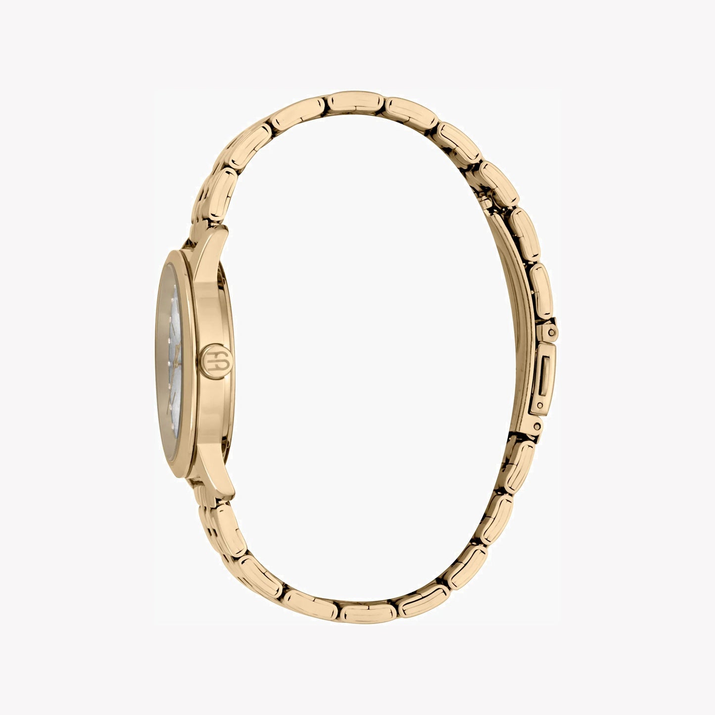 Esprit Women's Gold Stainless Steel Watch, Silver Dial | ES1L067M0065-1